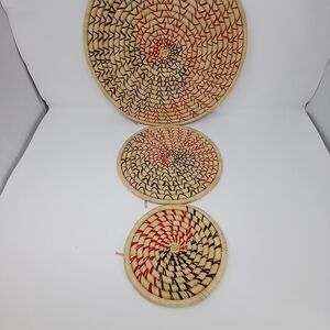 Handwoven Decorative Wall Baskets